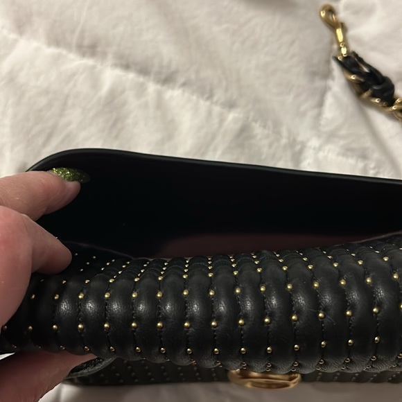 Coach nappa leather studded dinky with free wallet with purchase - Picture 12 of 16